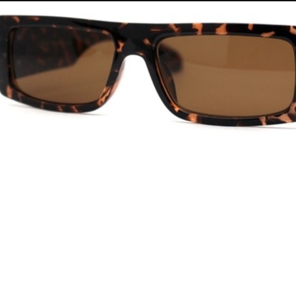 Giselle Flat Top Narrow Rectangle 90 shades tortoise - Picture 4 of 7